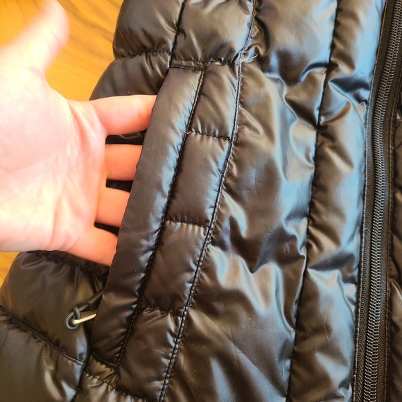 Kenneth Cole New York Black Full Zip Quilted Duck down puffer jacket black - Picture 10 of 12